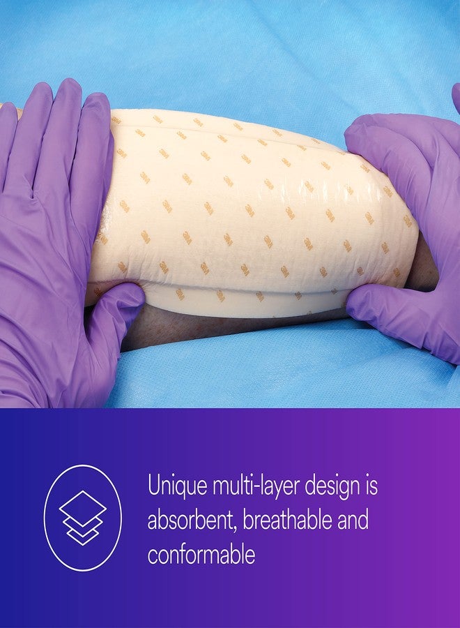Tegaderm 3M™ Tegaderm™ High Performance Foam Non-Adhesive Dressing, 90601, 4 in x 4 in (10 cm x 10 cm), 10/ct 4ct/Case - Image 4
